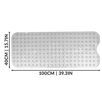

Bathroom Anti-slip Mat Suction Cup Type Bathtub Pad Household Bathroom Products-white
