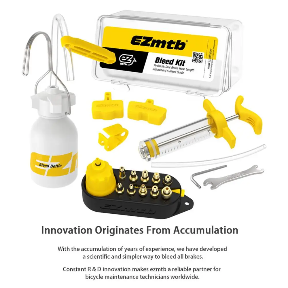 

OLOMM Bicycle Hydraulic Disc Brake Oil Bleed Kit Tools For SHIMANO, SRAM, TEKTRO, MAGURA Series MTB Road Bike Brake Repair Tool