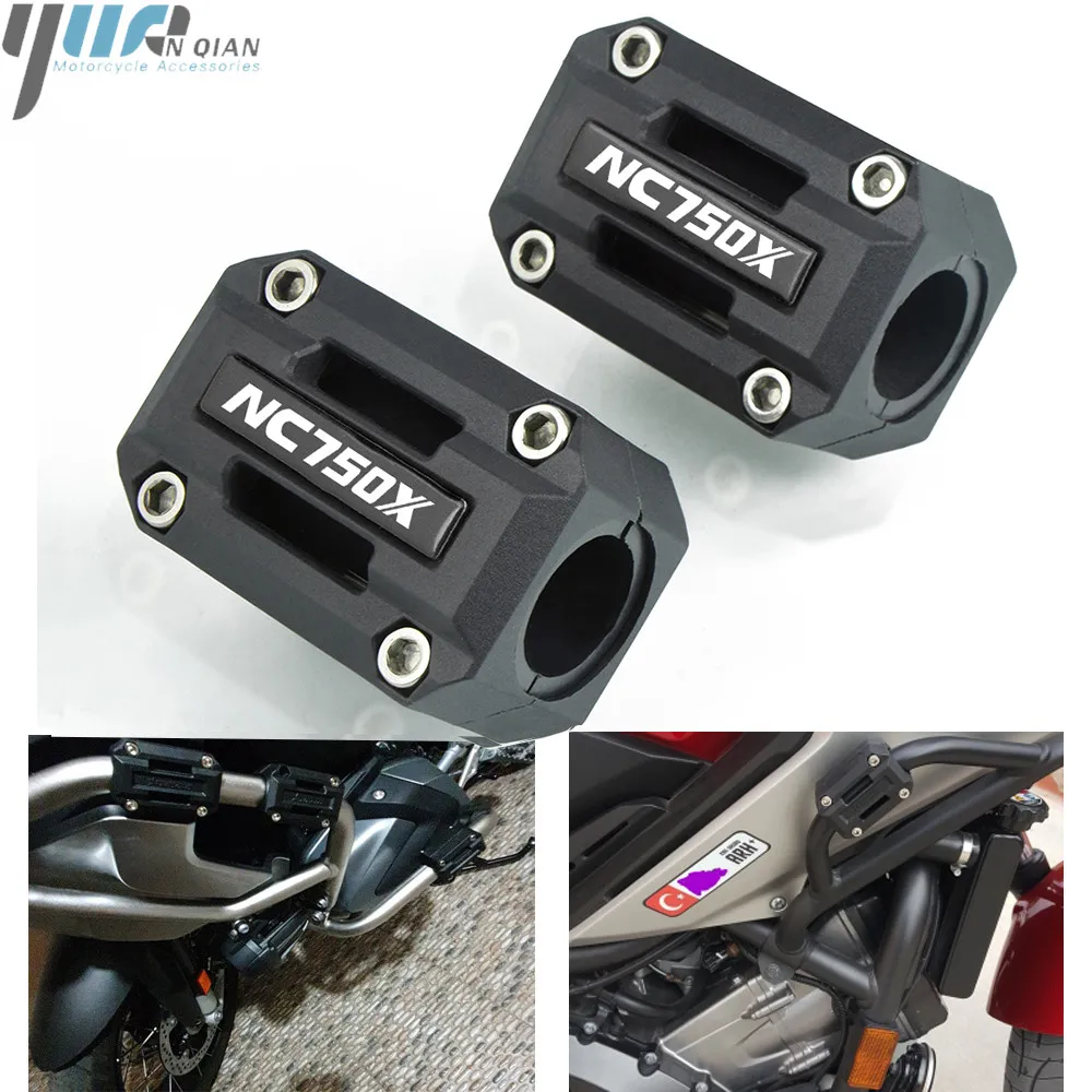 

Motorcycle Accessories Engine Crash bar Protection Bumper Decorative Guard Block Dismantling 22mm-28mm For HONDA NC750X NC 750 X