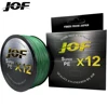 JOF 12 Strands Braid PE Fishing Line 300M 500M 100M Strong Abrasion Resistance Multifilament Fishing Line 5