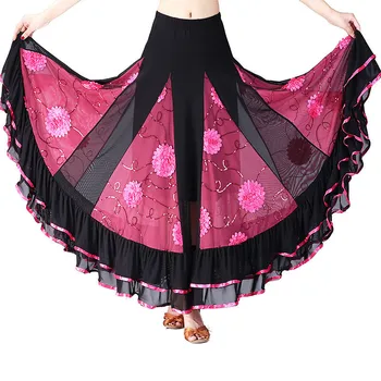 

Modern Waltz Practice Skirt Square Stage Performance Salsa Ballroom Tango Cha Cha Rumba Samba Dacning Costume