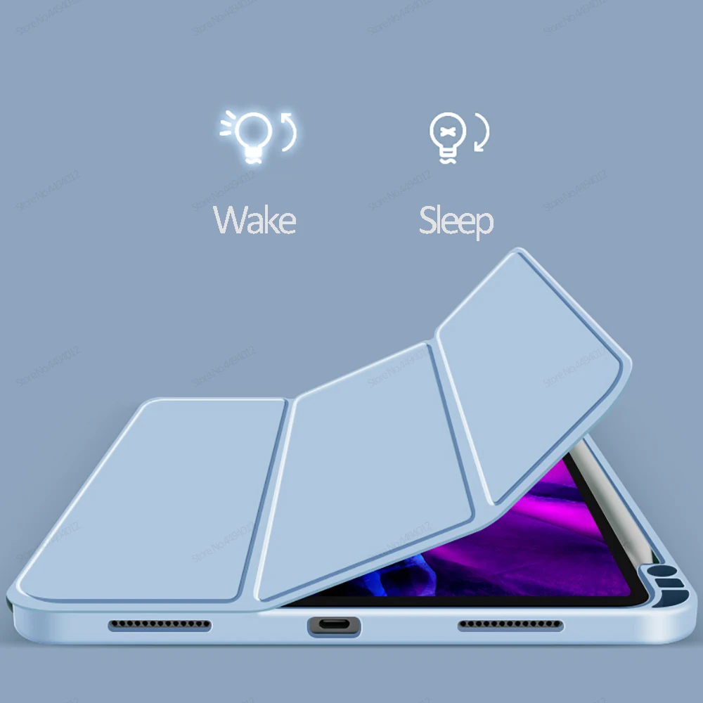 iPad Air 4 Case Air 5 iPad Pro 11 Case Pro 12.9 5th Generation Funda Wireless Charge Pencil Holder ipad case tablet case