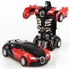 New One-key Deformation Car Toys Automatic Transform Robot Plastic Model Car Funny Diecasts Toy Boys Amazing Gifts Kid Toy 1