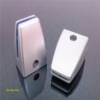 

Office Desk Partition Support Bracket Shelf Clip Clamp Holder Desk Privacy Screen Clip Holder Glass Clip, Aluminum Alloy