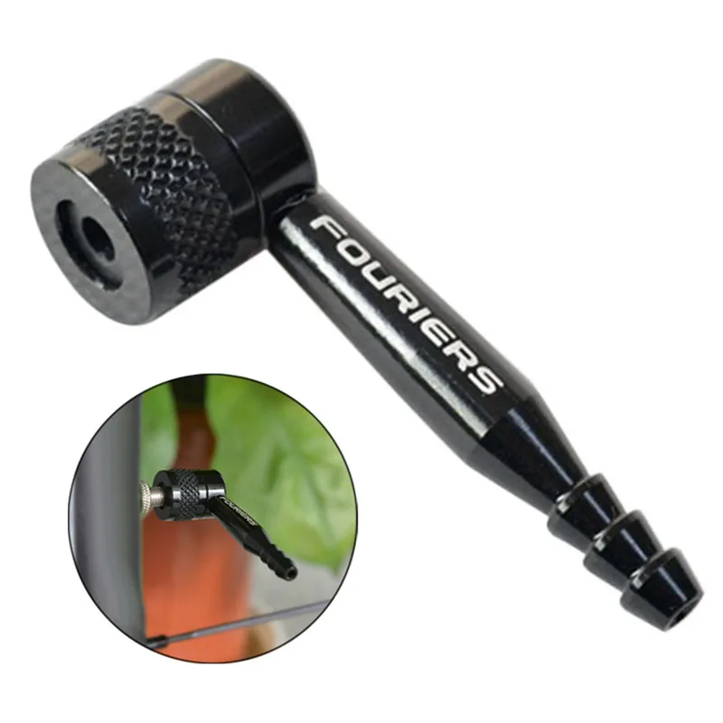

​ VL-PE005 Bike Disc Wheel Valve Adapter 90 Degree Track Pump Pipe Adaptor
