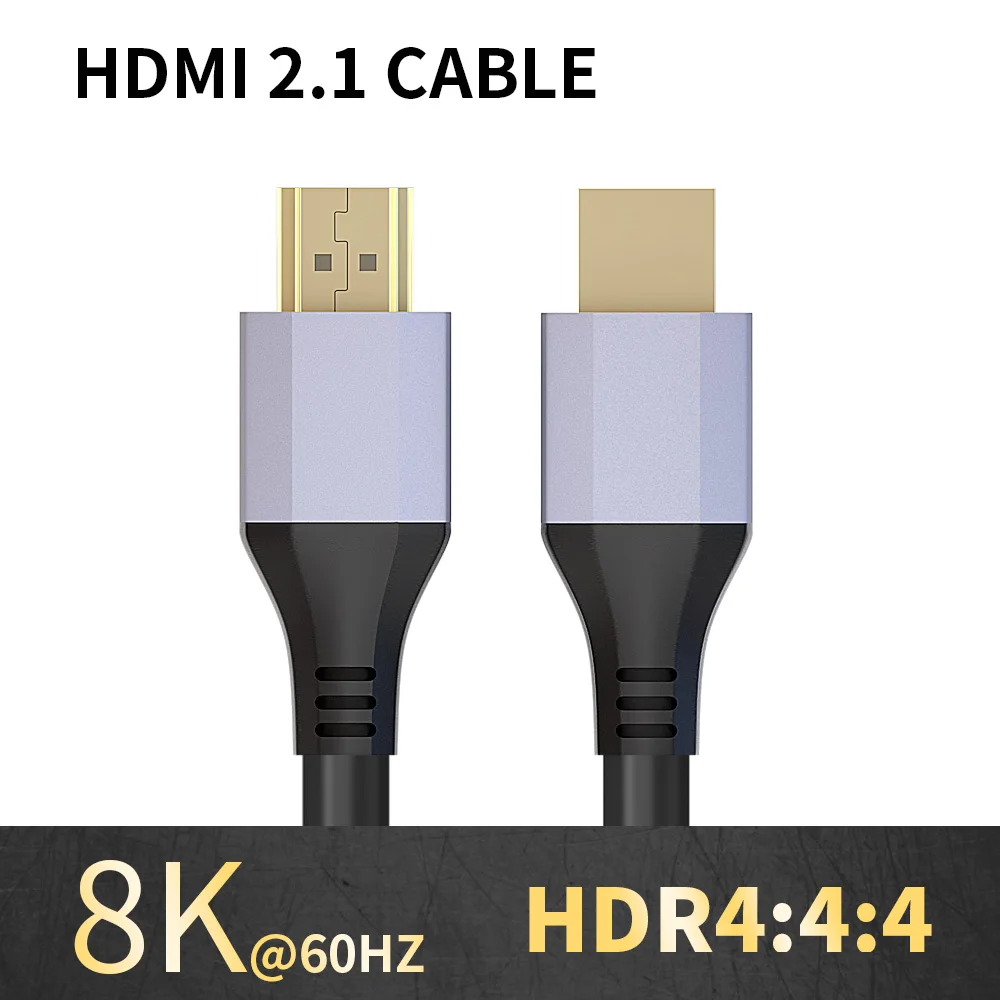 Ультра HD двойной HDMI 8K Кабель HDMI 2,1 штекер в шнур со штырем для проектора Ps4 Apple tv 0,5 M 1 M 1,5 M 2M 3M 5M HDMI кабель 4K 60Hz UHD