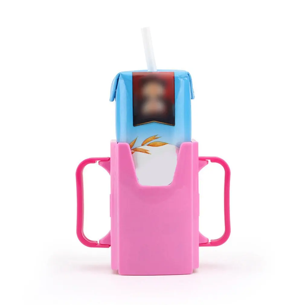 

Baby Cup Holder Adjustable Milk Carton Box Anti-sprinkling Container Baby Drink Milk Overflow Water Box