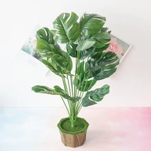 Artificial Plants Large Palm Tree Leaves Turtle Leaf Imitation Leaf Plant for Home Artificial Decorations Photography Decorative