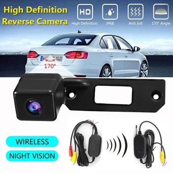 

Wireless Car Rear View Camera CCD 170° Backup Reverse Cam for V W Passat 3B 3C Golf Plus T5 Caddy Jetta Skoda Superb