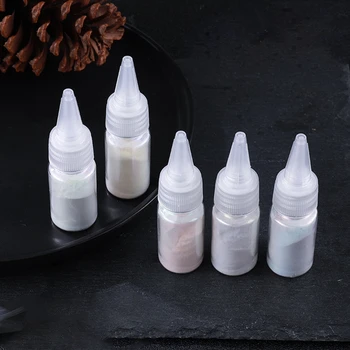 

5 Colors Cosmetic Grade Pearlescent Natural Mica Mineral Powder Epoxy Resin Dye Pearl Pigment
