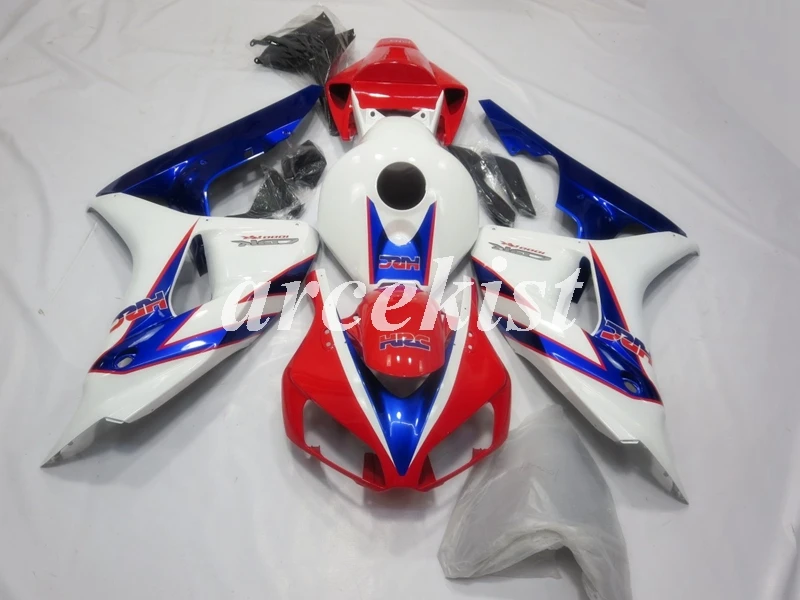 Литьевая Форма ABS мотоцикл Полный обтекатели комплект подходит для CBR1000RR 06 07 CBR1000RR CBR1000 2006 2007 тела Набор Синий Красный HRC