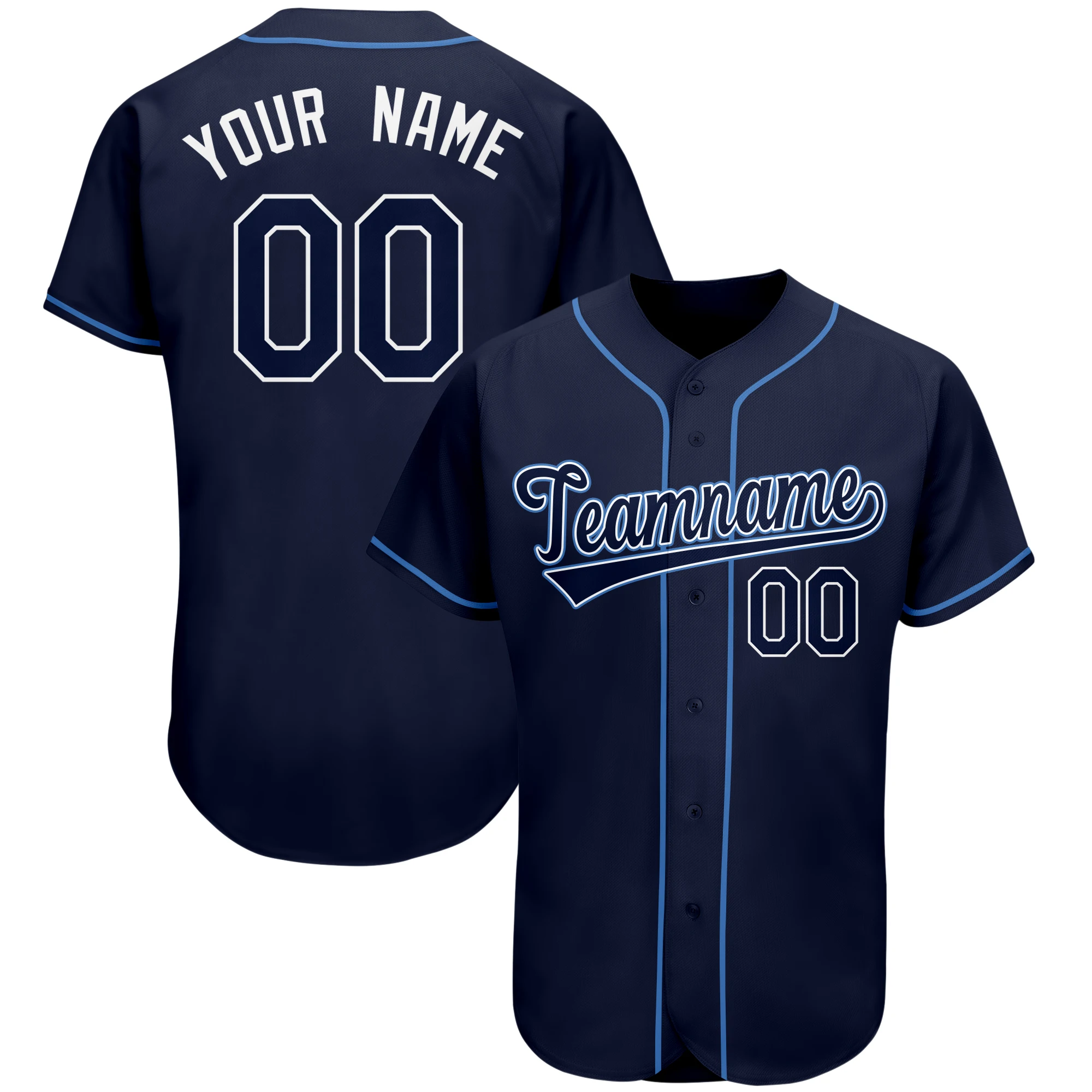 Baseball Jersey Embroidered Team Name/Number Breathable Soft Short-sleeve Hip Hop Streetwear for Men/Women/Youth Big size