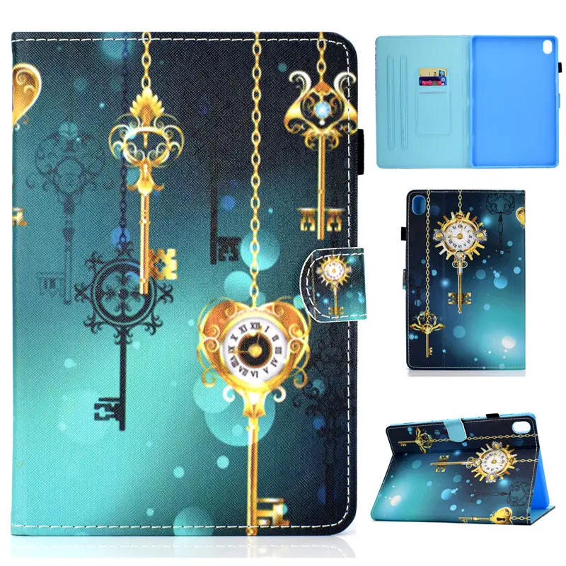 Чехол для huawei Mediapad M6 8," VRD-AL09 VRD-W09 Smart Cover Funda Tablet Fashion panda PU кожаный чехол-подставка+ подарок - Цвет: S019