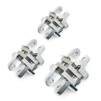 

2PCS Stainless Steel Hidden Hinges Invisible Folding Door Hinge Home Hardware