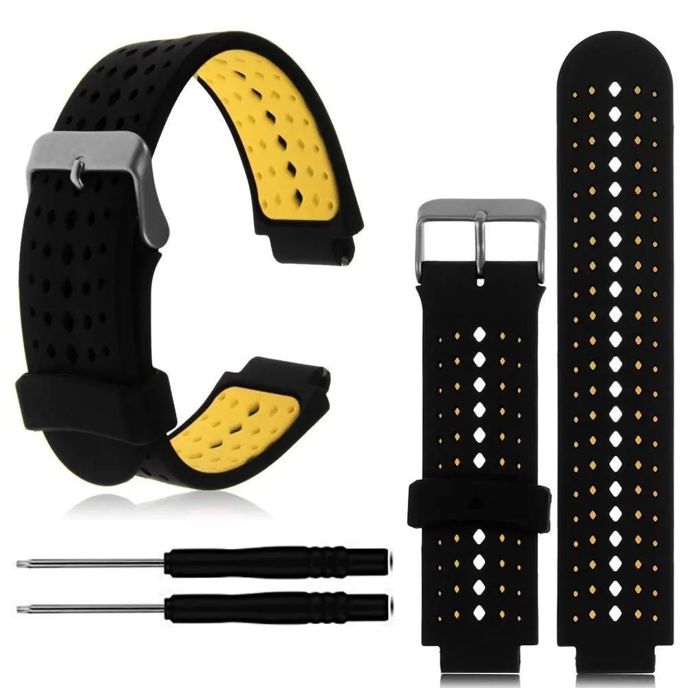 Premium Silicone Replacement Watchband Strap with Tool