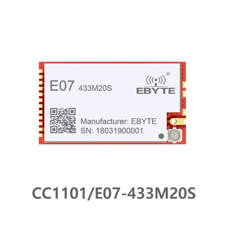 E07-433M20S CC1101 433 МГц 100 мВт РЧ модуль 20 дБм дальние расстояния SMD PA приемопередатчик 433 МГц IPEX передатчик и приемник