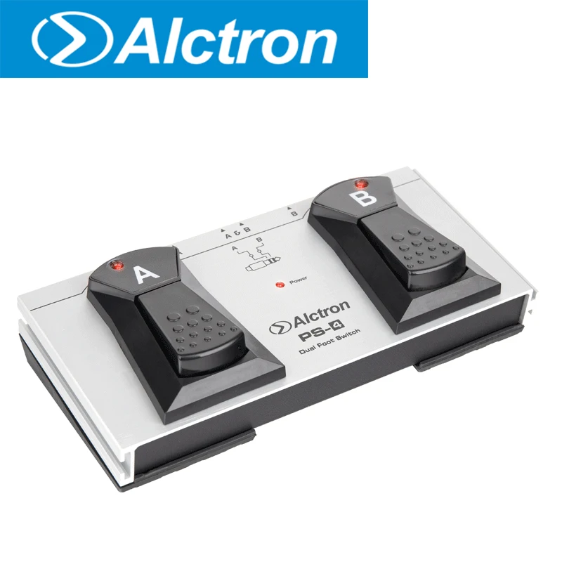 

Alctron PS-4 Профессиональный двухканальный ножной переключатель, защелка и мгновенные два режима, светодиодный индикатор, корпус высокого качества