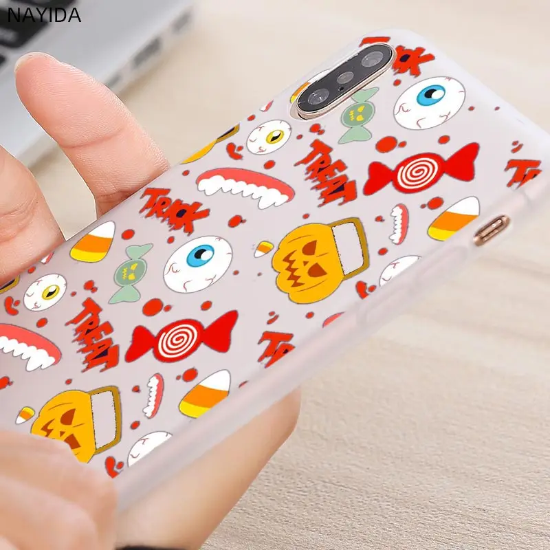 

Phone Case For Huawei P8 P9 Lite 2017 P10 P20 P30 Lite Plus Pro P Smart 2019 Z Cover Soft Panic Halloween