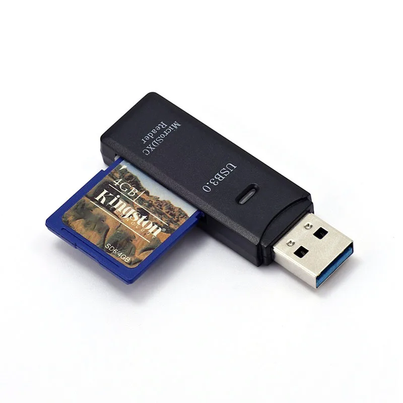 Высокоскоростной USB 3,0 SDXC SDHC карта памяти Комплект для чтения для SD/MicroSD/TF Транс-флэш-карты USB3.0 адаптер конвертер инструмент
