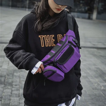 

2020 Large Capacity Couple Chest bag Multi-Functional Waist Bag for men Oxford Big Unisex Blet Bag Hot Man Crossbody bag
