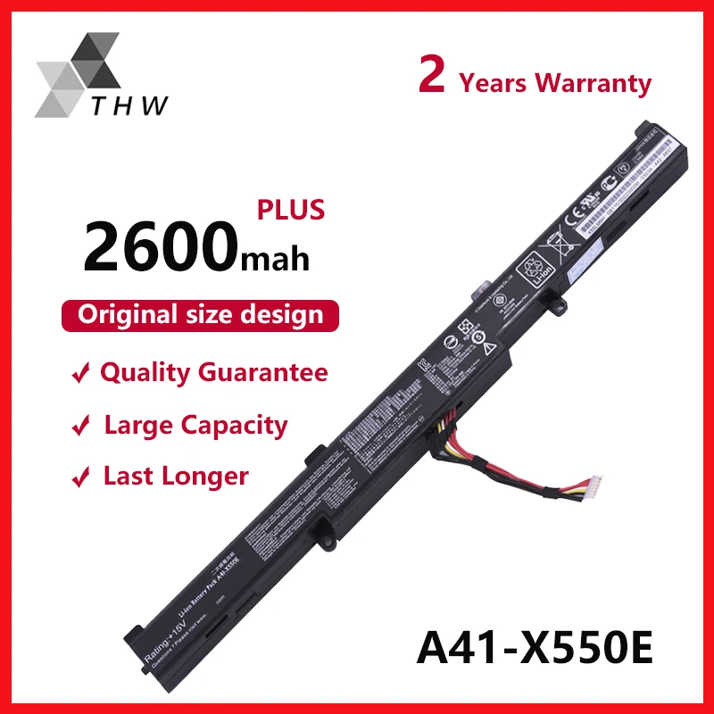 THW A41 X550E X450 X550V X450E A450V F450E F450JF F450C A450J X450J Series X751L X751M|Аккумуляторы для ноутбуков| |