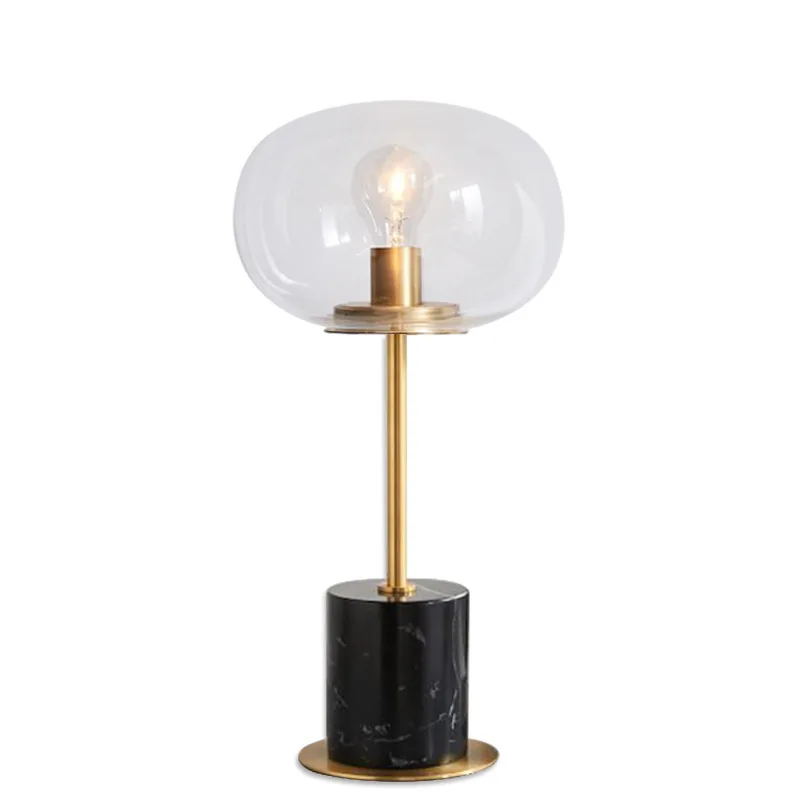 

American Hotel Villa study desk lamp marble model room decoration designer post modern simple living