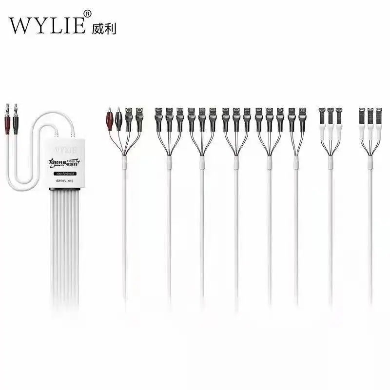 

WYLIE WL-618 Power Cable For iPhone 6 7 8 Plus X Xs 11Pro 12mini 12 Pro Max Android XIAOMI HUAWEI Maintenance Power Boot Line