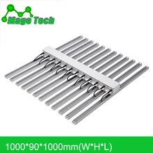 960 Вт Светодиодный радиатор для выращивания света Светодиодная лента для освещения растений свет алюминиевый радиатор 1 м освещение для выращивания(только весь набор радиатора