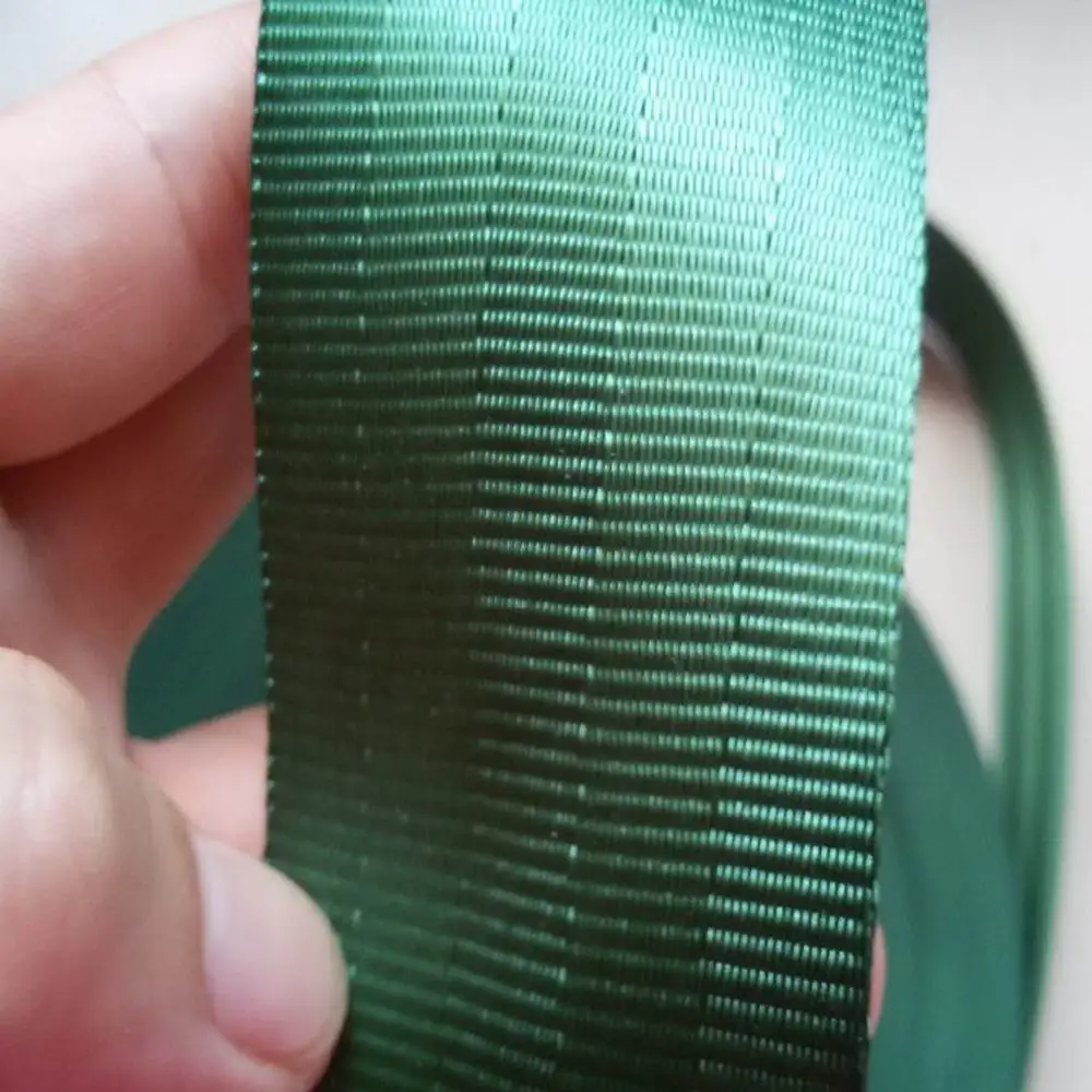 20 meters Roll Seat Belt Webbing GREEN Color 4.8cm Wide 5 Bars