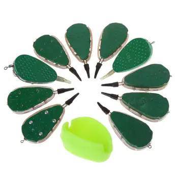 

Fishing Feeder With Mould Carp Lead Sinker Method Bait Lure 30g-100g Accessories