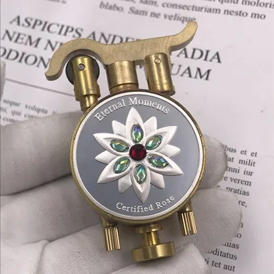 Ручной работы латунный винтажный Тренч керосиновая Зажигалка памятная Коллекционная масляная зажигалка подарок 75 мм