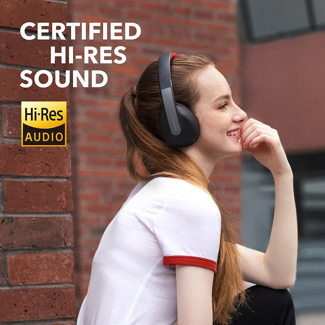 Anker Soundcore Life Q10 Wireless Bluetooth Headphones, Over Ear and Foldable, Hi-Res Certified Sound, 60-Hour Playtime 2