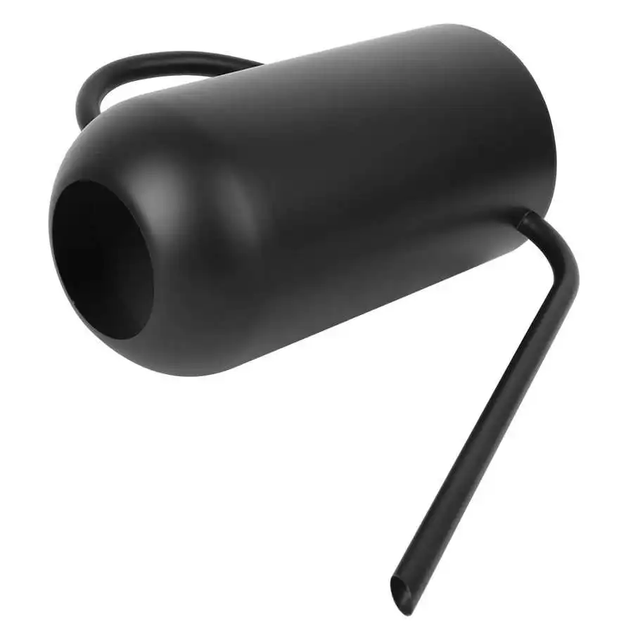 1.5L Stainless Steel Long Spout Watering Pot for Garden Flowers Plants Irrigation Tool Black Garden Watering Can