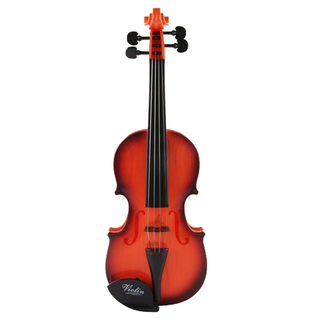 Protable Toy Violin Musical Instrument Toys Practice Violin Model Gift