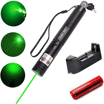 

532nm Tactical Green Laser Pointer Strong Pen Lasers Lazer Flashlight Military Powerful Twinkling Star Burning Laser