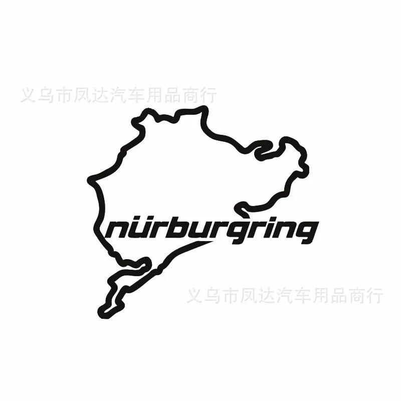 Y087 импортные товары горячие продажи Nurburgring бампер стикер s светоотражающий автомобильный стикер