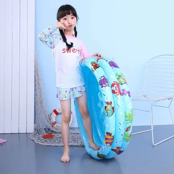 

PVC Baby Kids Family Party Water Play Indoor Outdoor Wear Resistant Inflatable Swimming Pool Summer Animal Pattern Children Toy