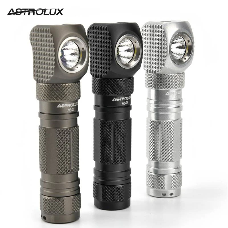 Astrolux HL01 1200lm Anduril UI Magnetic Headlight L-shape Flashlight + 30Q 3000mAh 18650 Battery Lantern Torch Lamp Spotlights | Лампы и
