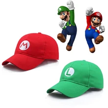 LA Аниме Супер шапка Марио cap Luigi Bros Косплей бейсбольный костюм
