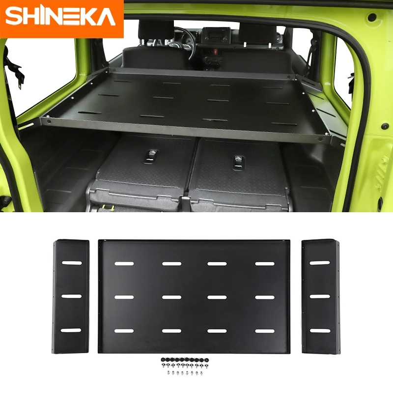 Shinekaカーリアトランク収納ラックカーゴラゲッジホルダーリアラックスズキジムニー用多機能アクセサリー19 21 リアパーツ アクセサリー Aliexpress