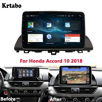 

Car radio Android multimedia player 4G RAM For Honda Accord 10 2018 GPS Touch Screen Radio+AUX IN+DVR+Easy Connect
