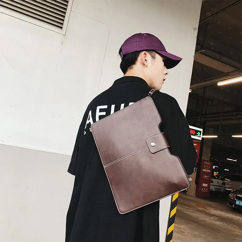 

New fashion handbag business bag file Japanese and Korean version of men's bag