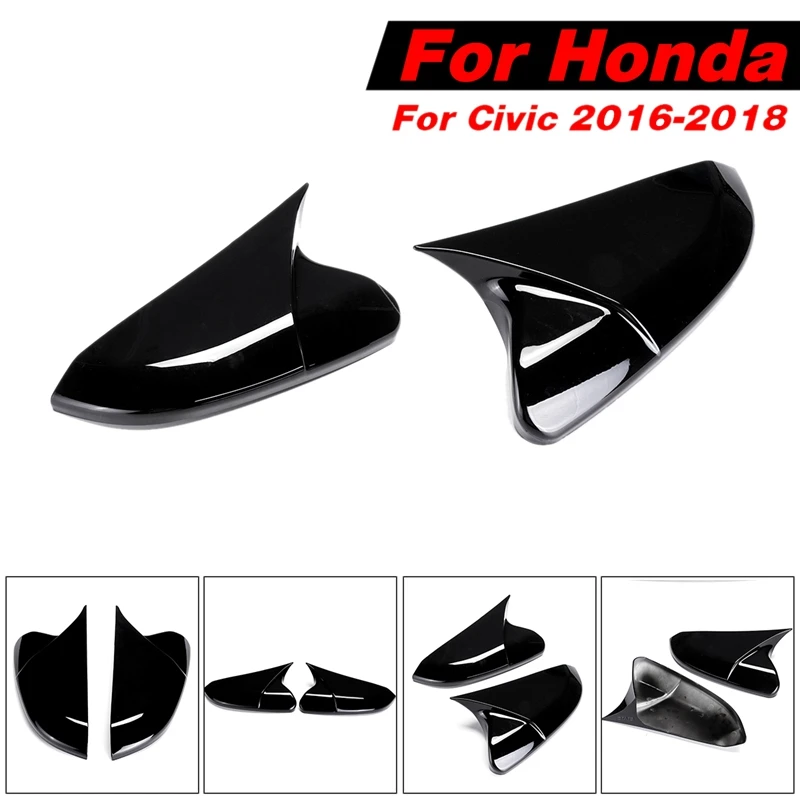 Для Honda Civic- крышка зеркала заднего вида ABS крышка зеркала заднего вида Украшение зеркала заднего вида