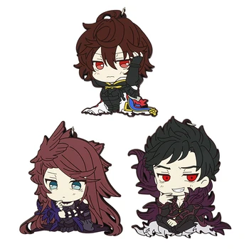 

Granblue Fantasy Game Keychain Anime Sandalphon Belial Sariel Rubber Keychain