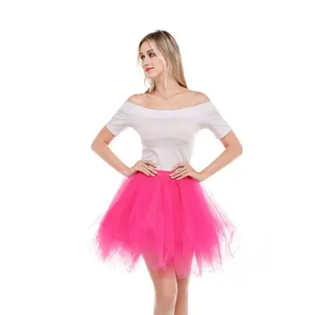 

New 7 colors women Ballet petticoat layered Organza lace Mini skirt ladies fashion shirt Tutu Corset accessories petticoat