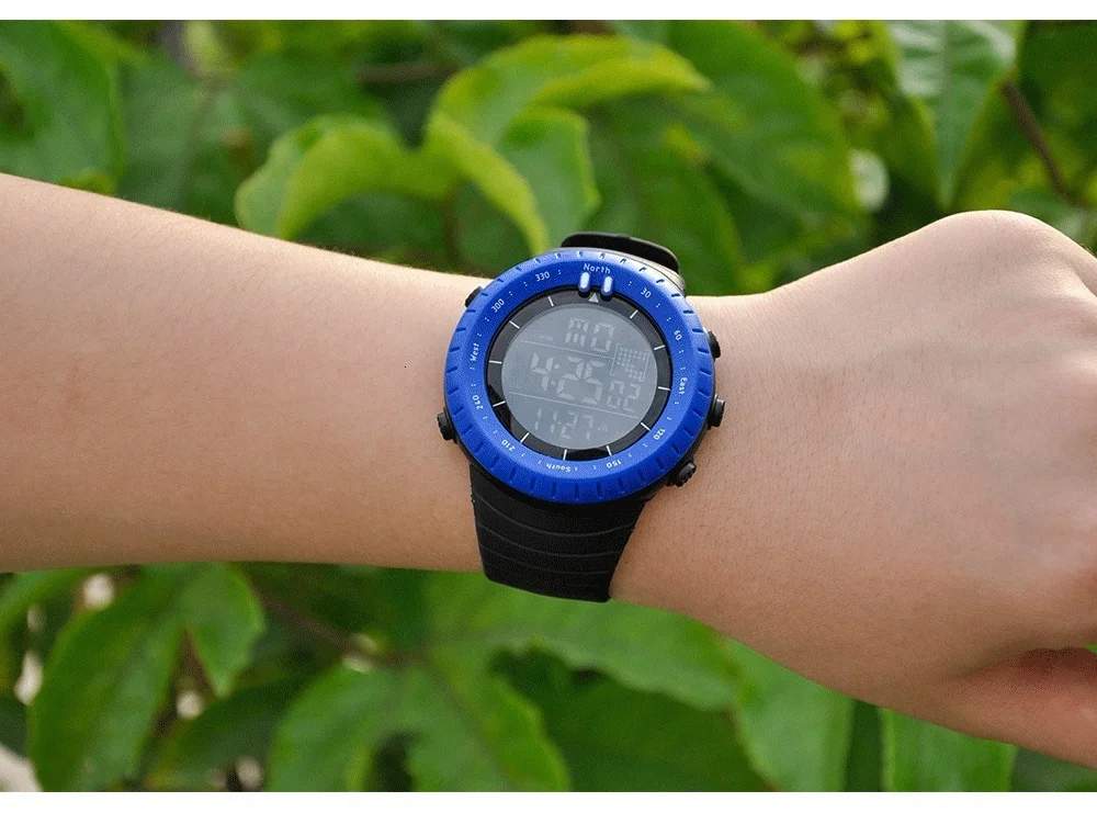 SENORS уличные мужские часы спортивные цифровые женские военные часы мужские часы модные наручные часы с силиконовым ремешком светодиодный электронные часы