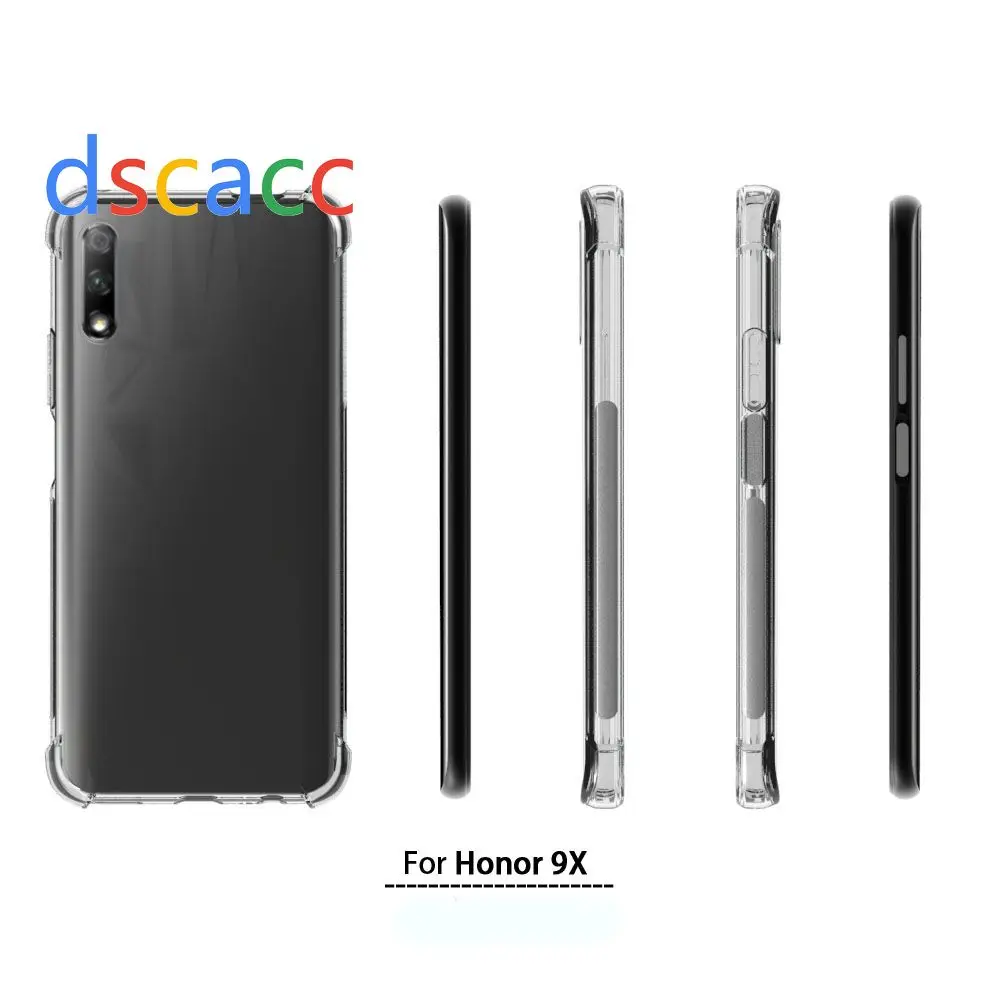 Чехол из ТПУ с воздушной подушкой DSCACC для huawei Honor 9X, чехол 100 шт