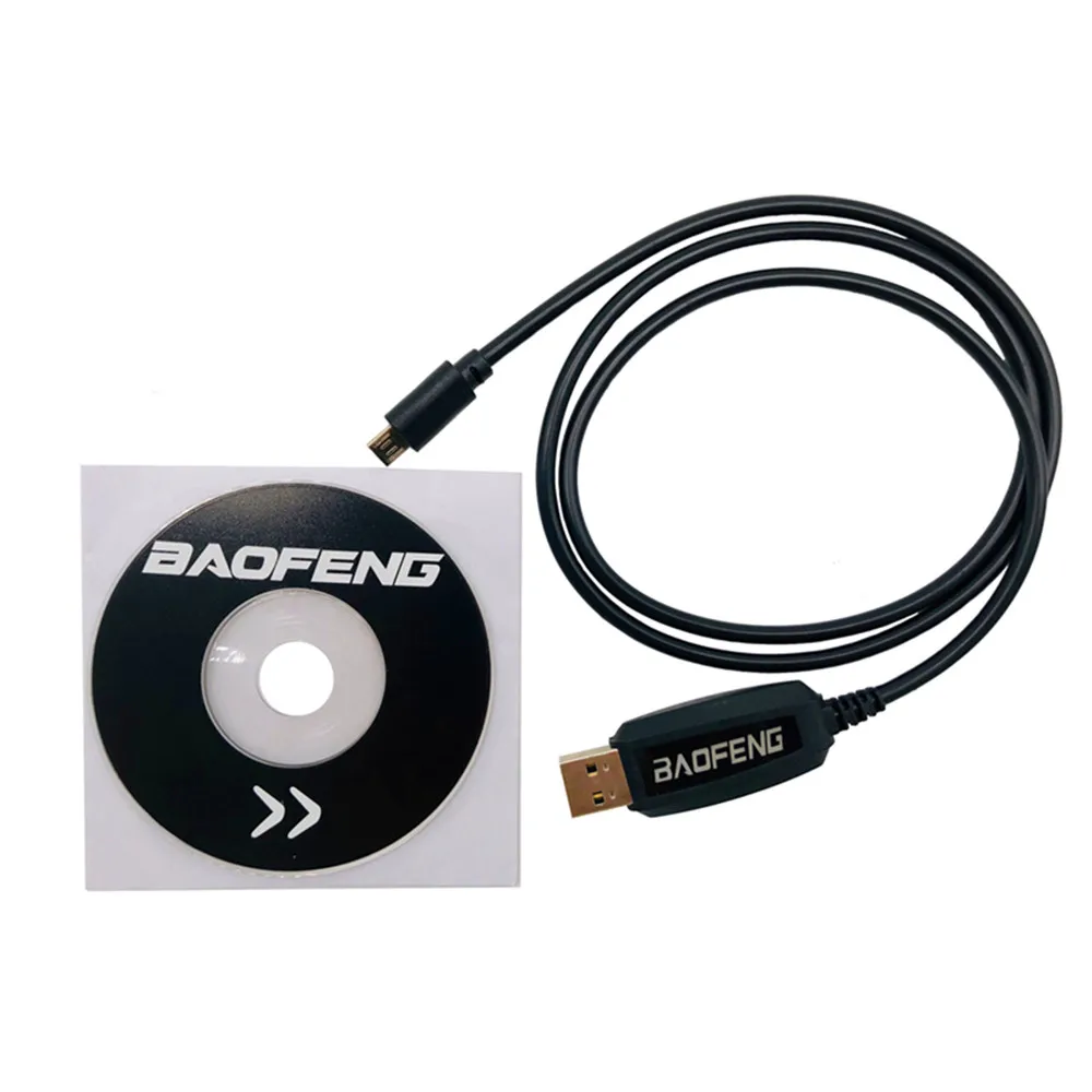 Baofeng BF-T1 USB Кабель для программирования bft1 Walkie Talkie аксессуары CB Ham Радио Запись частоты линии с CD драйвер