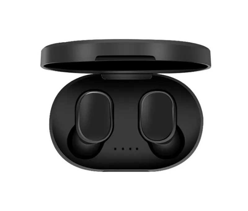 A6s мини беспроводные Bluetooth 5,0 наушники для Oneplus 5 5t 6 6t 7 7 pro с зарядной коробкой стерео наушники - Цвет: Black