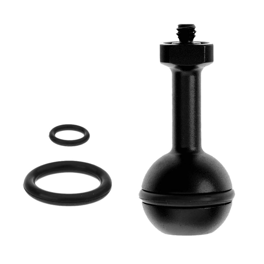 Lightweight Durable Aluminum Alloy Ball Base for Underwater Diving Photography Camera/ Video Housing Light Arm 